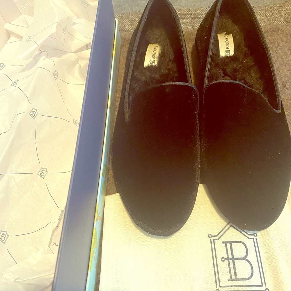 Brand new birdies black loafers